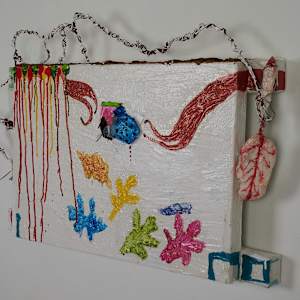 Juice Box by Lisa Petsu  Image: Detail side view.