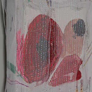 New Cherry Bomb by Lisa Petsu  Image: Detail of side with slit in mesh fabric.
