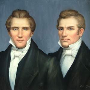 Joseph and Hyrum by Ken Corbett, Image 1.
