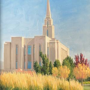 Oquirrh Mountain Temple by Ken Corbett, Image 1.