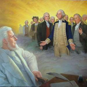 Vision of Wilford Woodruff by Ken Corbett, Image 1.
