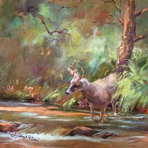 Emergence - AKA Oak Creek at Briar Patch XXXII by Julie Gilbert Pollard