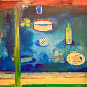 Blue Table by Tom Goldenberg Studio LLC