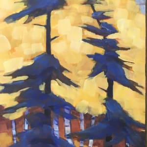 Blue in Autumn by Connie Geerts