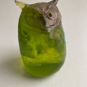 Owl (green w/bronze)