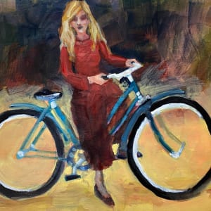 A Girl and Her Bike III by Connie Geerts