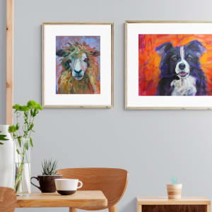 Sheep Dog  Image: sold individually - in situ - each piece is sold unframed on paper