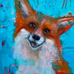 Smiling Fox by Connie Geerts 