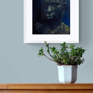 portrait I (blue head) by Temi Wynston Edun 