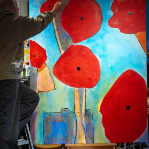 Urban Poppies by louie . rochon . fine . art 