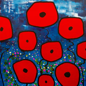 Poppies No. 2 by louie . rochon . fine . art 