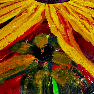 Sunflowers No. 1 by louie . rochon . fine . art 