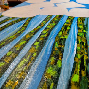 Sunflowers No. 2 by louie . rochon . fine . art 