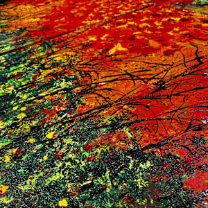 Autumn's Symphony (2 paintings) by louie . rochon . fine . art 