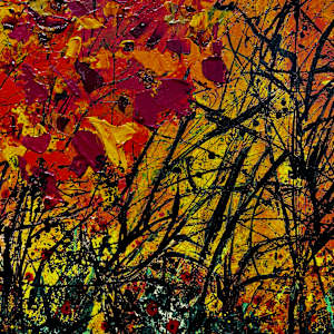 Autumn's Symphony (2 paintings) by louie . rochon . fine . art 