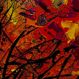 Autumn's Symphony (2 paintings) by louie . rochon . fine . art 
