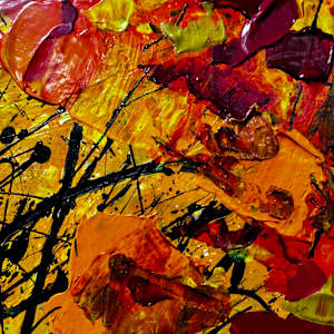 Autumn's Symphony (2 paintings) by louie . rochon . fine . art 
