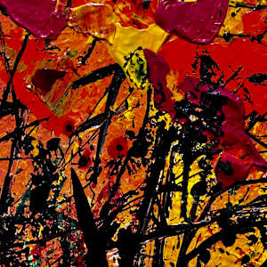Autumn's Symphony (2 paintings) by louie . rochon . fine . art 