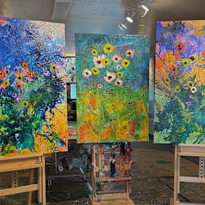 Posies & Ponderings by louie . rochon . fine . art 