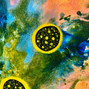 When Sunflowers Dance by louie . rochon . fine . art 