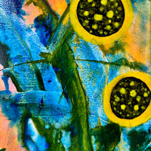 When Sunflowers Dance by louie . rochon . fine . art 