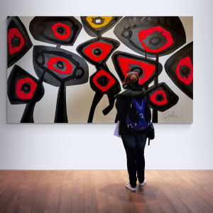 Refugees II by louie . rochon . fine . art  Image: Gallery representational.