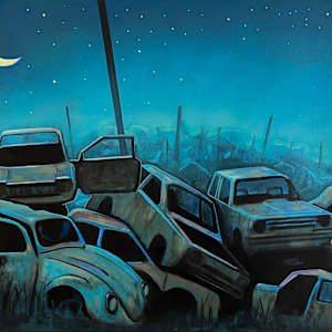 Glow - Picture Book Illustration - pg 2 - 3 by Ross Morgan, Image 1.