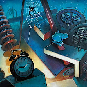 Glow - Picture Book Illustration - pg 4 - 5 by Ross Morgan, Image 1.