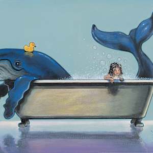 Molly Moores as a House Like Yours - Picture book illustration - pg 14 - 15 by Ross Morgan, Image 1.