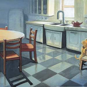 Molly Moores as a House Like Yours - Picture book illustration - pg 20 - 21 by Ross Morgan, Image 1.