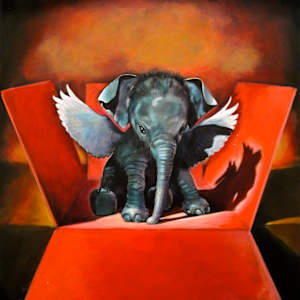 Baby Winged Elephant by Ross Morgan, Image 1.