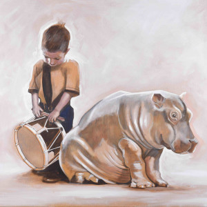 The Drumming Boy and The Hippopotamus by Ross Morgan
