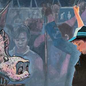 The Gargoyle - Picture Book Illustration - pg 6 - 7 by Ross Morgan, Image 1.