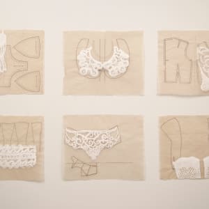 Alterations (corset) by Sue Carrie Drummond  Image: Installation of series