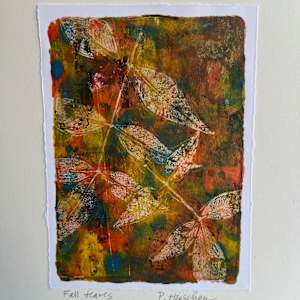 Fall Leaves by Pattee Hipschen