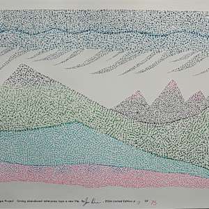 The Pied Type Project by Jon Drew  Image: Edition number 7/75