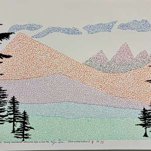 The Pied Type Project by Jon Drew  Image: Edition number 8/75