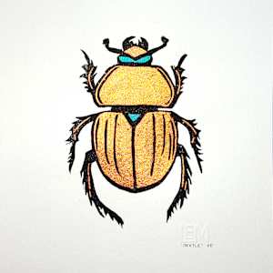 Beetle (Golden) by Laura McClure