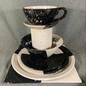 Eclipse place setting by Richard Zeid