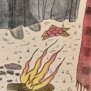 The Camping Trip by Emmett Merrill  Image: detail
