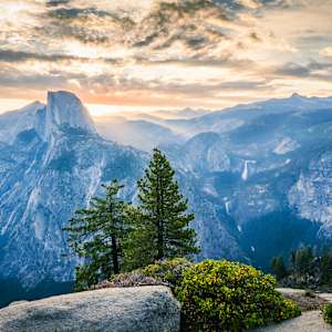 Yosemite - Half Dome from Glacier Point by Juan Matorras