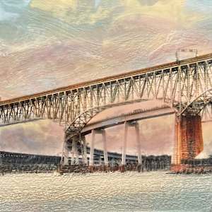 Chesapeake Bay Bridge by Barbara Talbott