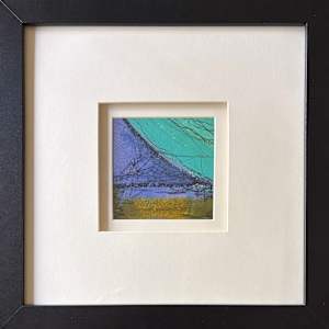 Cold Wax Small 1 by Barbara Talbott, Image 2.