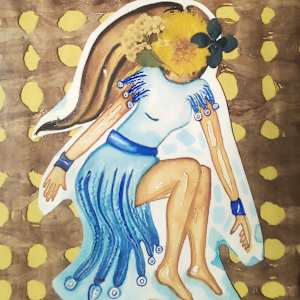 Squatting Femme by Sara Margarita Martin, Image 1.