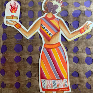 Femme Walking by Sara Margarita Martin, Image 1.
