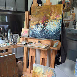 Lachesis At Work (Moirai) by Elena Behrakis 