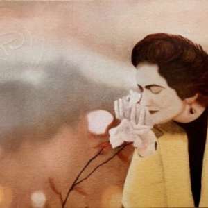 Mamie Nounou (Mini Fine Art Print / Post Card / A6) QUANTITY X 4 by CELINE LEFORT, Image 1.