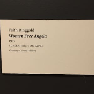 [Exhibit Collection] WOMEN FREE ANGELA by Faith Ringgold 