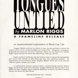 TONGUES UNTIED (1989) by Marlon Riggs, Image 4.