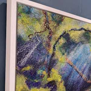 Reverie by Steph Jansen  Image: 'Reverie', top left detail, angled with frame